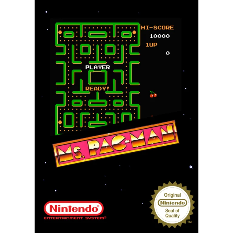 Jaquette de Ms. Pac Man Namco sur Nes