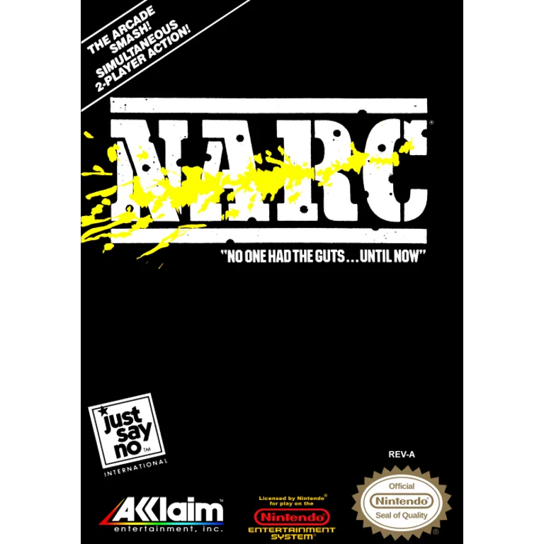Jaquette de NARC 1 sur Nes