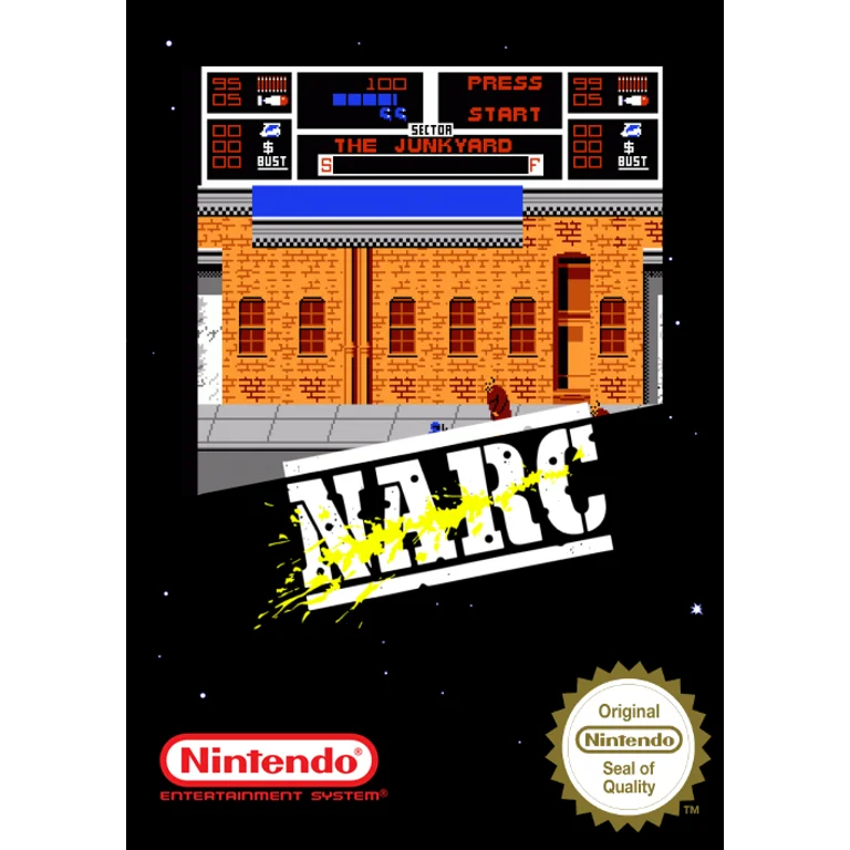 Jaquette de NARC sur Nes