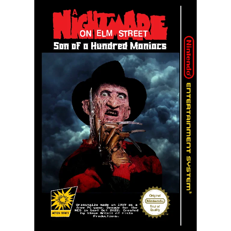 Jaquette de Nightmare on Elm Street A Son of a Hundred Maniacs 1 sur Nes