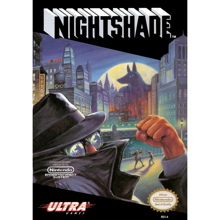 Jaquette de Nightshade 1 sur Nes