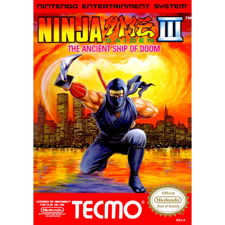 Jaquette de Ninja Gaiden III The Ancient Ship of Doom 1 sur Nes