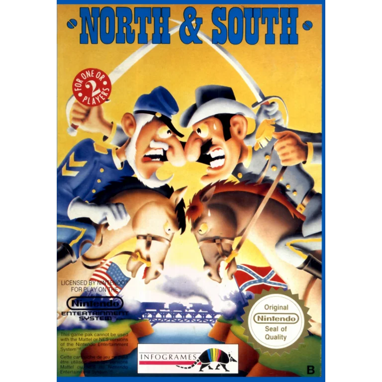 Jaquette de North South 1 sur Nes