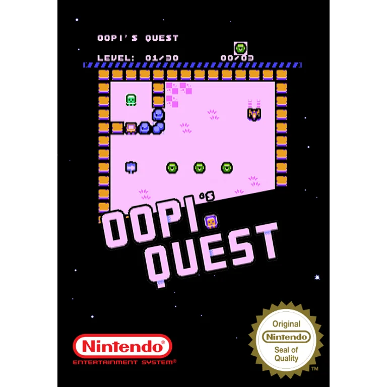 Jaquette de Oopis Quest 1 sur Nes