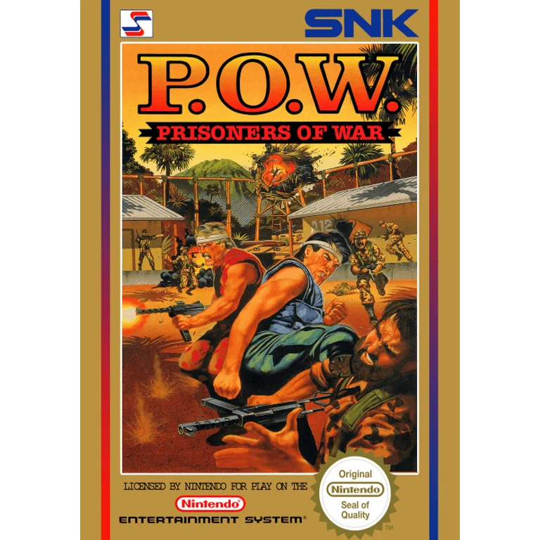 Jaquette de P.O.W. Prisoners of War 1 sur Nes