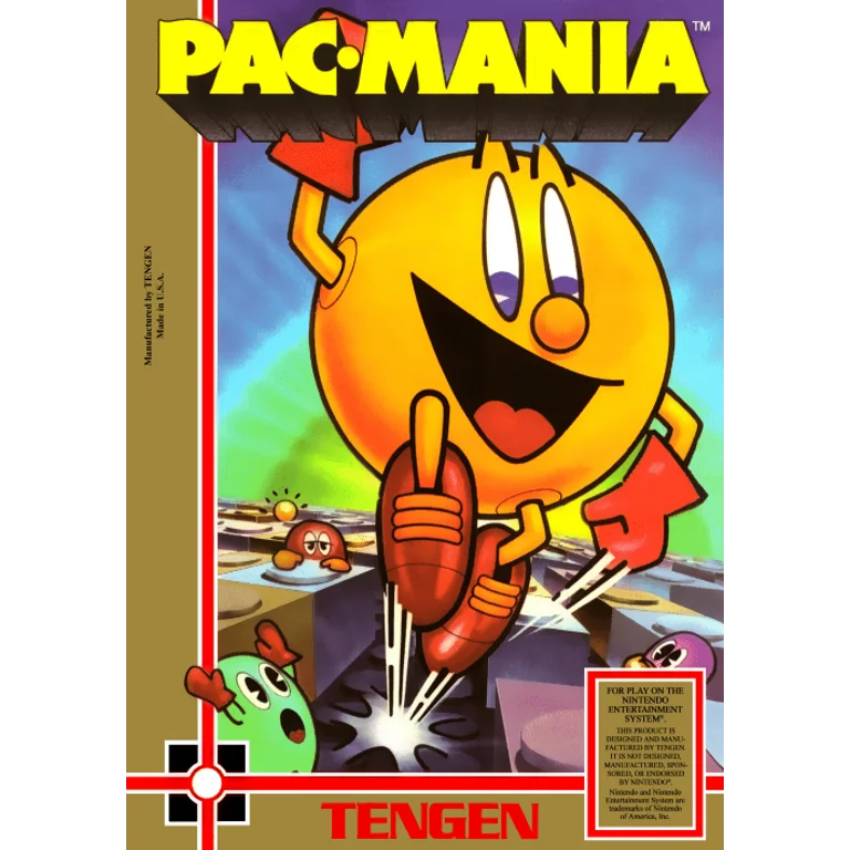 Jaquette de Pac Mania 1 sur Nes