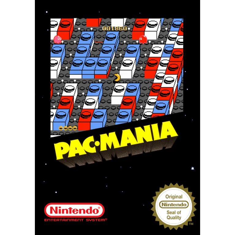 Jaquette de Pac Mania sur Nes