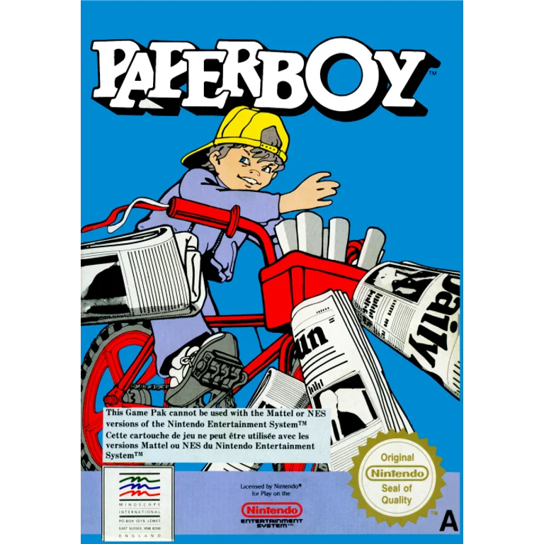 Jaquette de Paperboy sur Nes