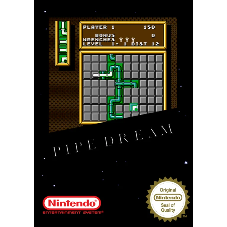 Jaquette de Pipe Dream sur Nes