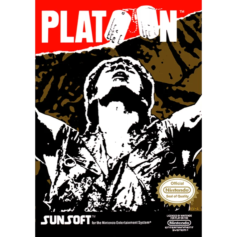 Jaquette de Platoon 1 sur Nes