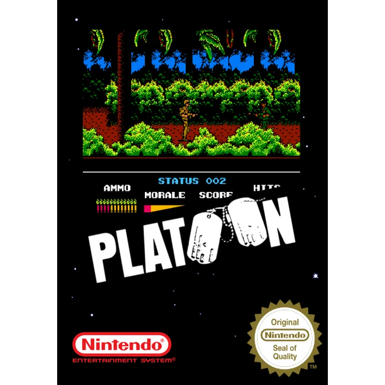 Jaquette de Platoon sur Nes