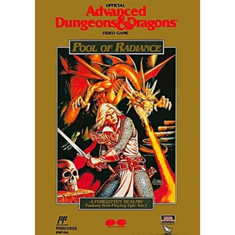 Jaquette de Pool of Radiance sur Nes