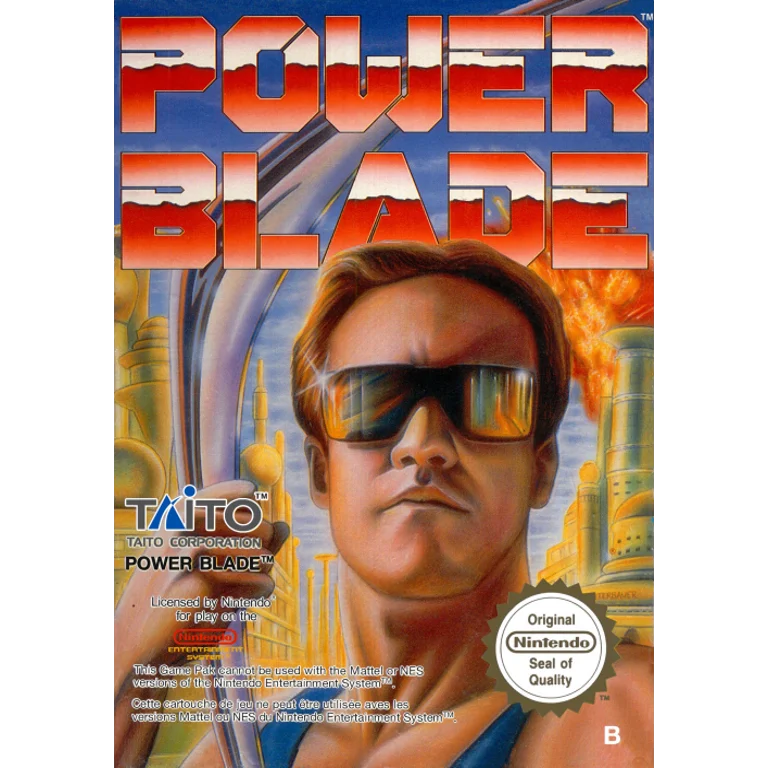 Jaquette de Power Blade sur Nes