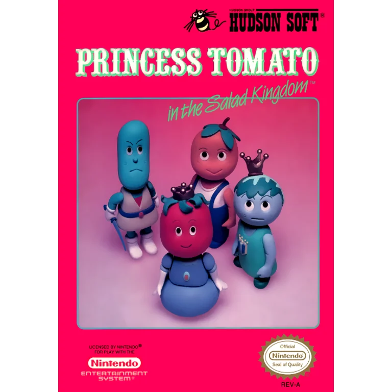 Jaquette de Princess Tomato in the Salad Kingdom 1 sur Nes