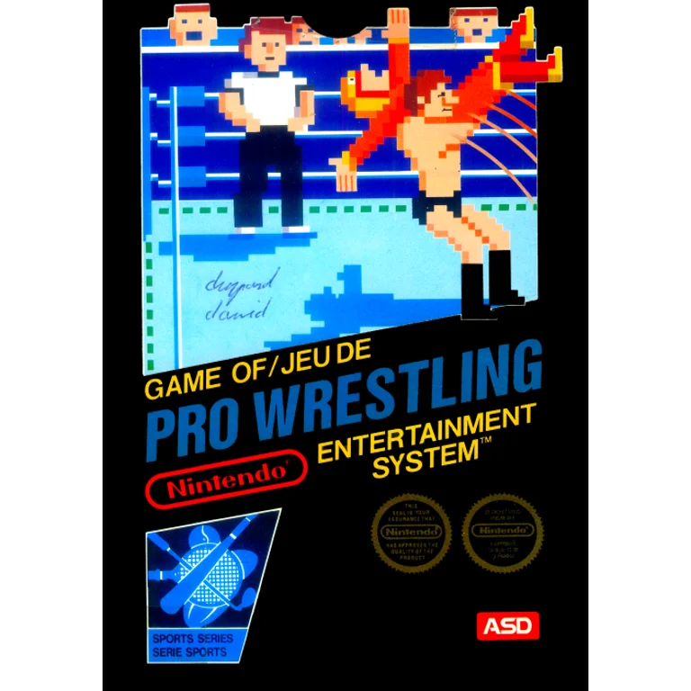 Jaquette de Pro Wrestling 1 sur Nes