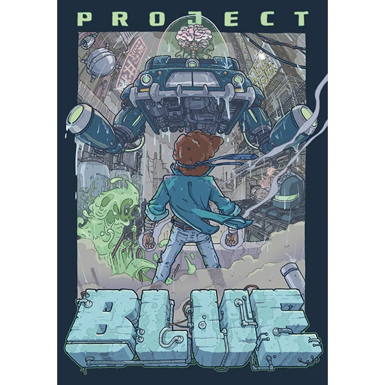 Jaquette de Project Blue 1 sur Nes