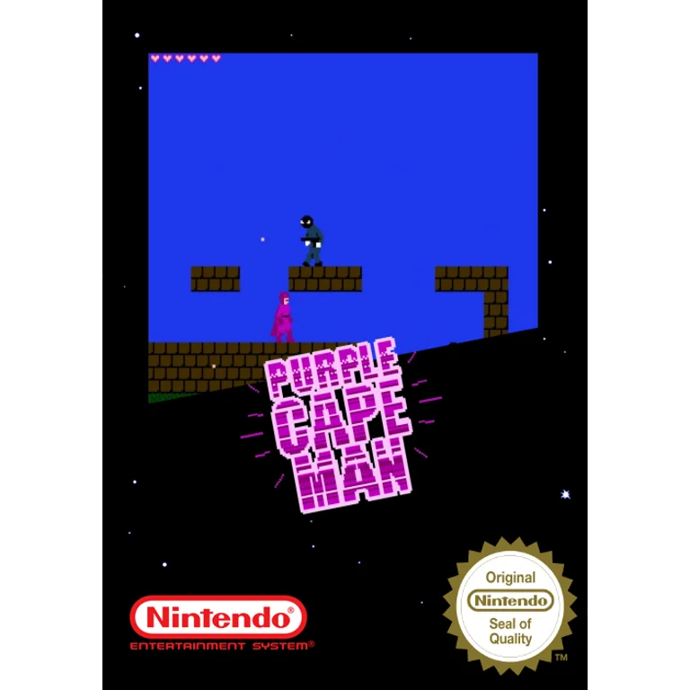Jaquette de Purple Cape Man Vigilante Ninja 1 sur Nes