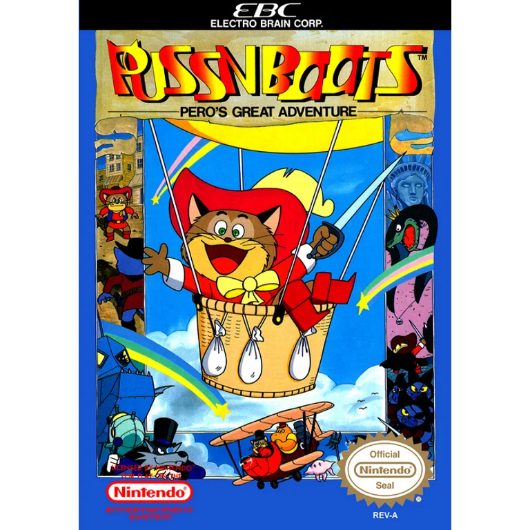 Jaquette de Puss n Boots Peros Great Adventure 1 sur Nes