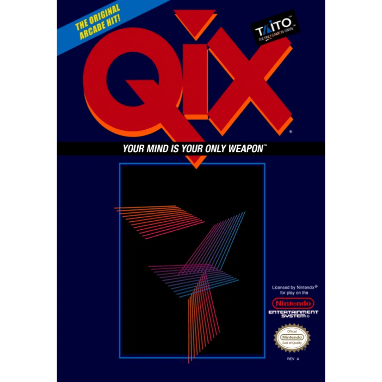 Jaquette de QIX 1 sur Nes