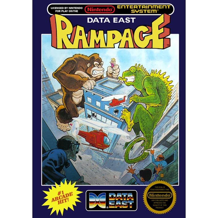 Jaquette de Rampage 1 sur Nes