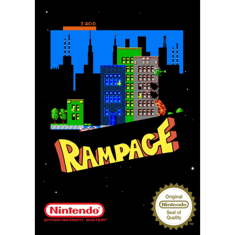 Jaquette de Rampage sur Nes