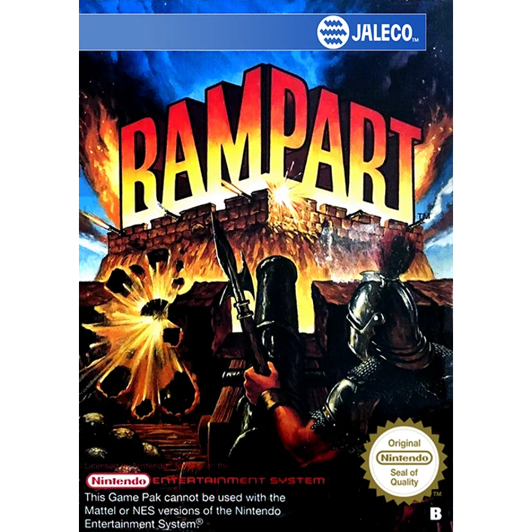 Jaquette de Rampart sur Nes