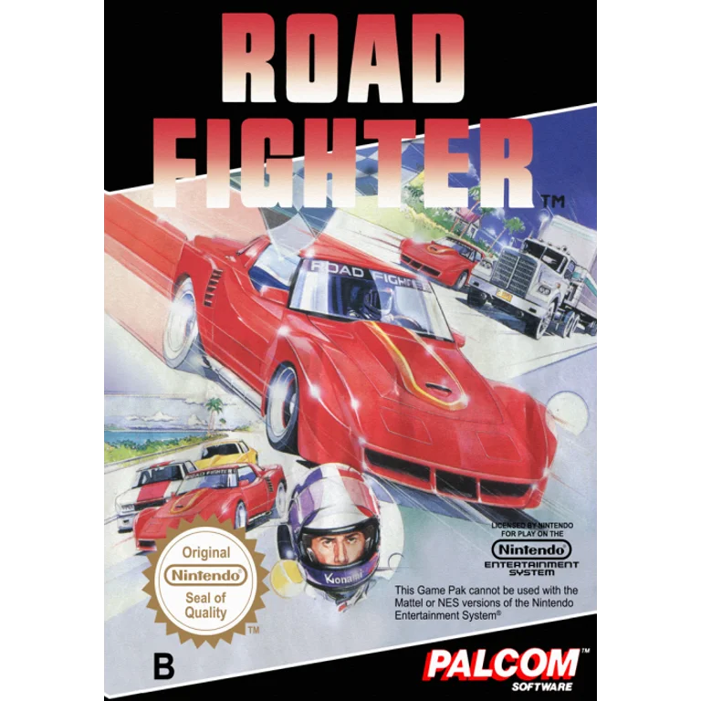 Jaquette de Road Fighter 1 sur Nes