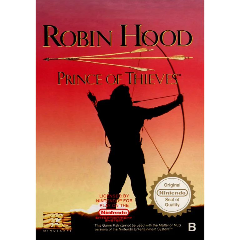 Jaquette de Robin Hood Prince Of Thieves 1 sur Nes