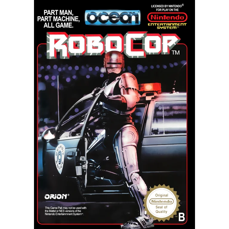 Jaquette de RoboCop sur Nes
