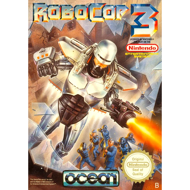 Jaquette de Robocop 3 sur Nes