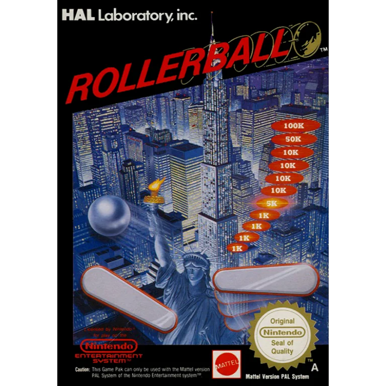 Jaquette de Rollerball 1 sur Nes