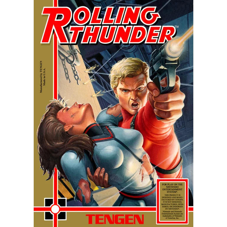 Jaquette de Rolling Thunder 1 sur Nes