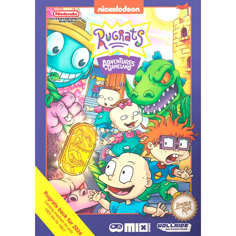 Jaquette de Rugrats Adventures In Gameland 1 sur Nes