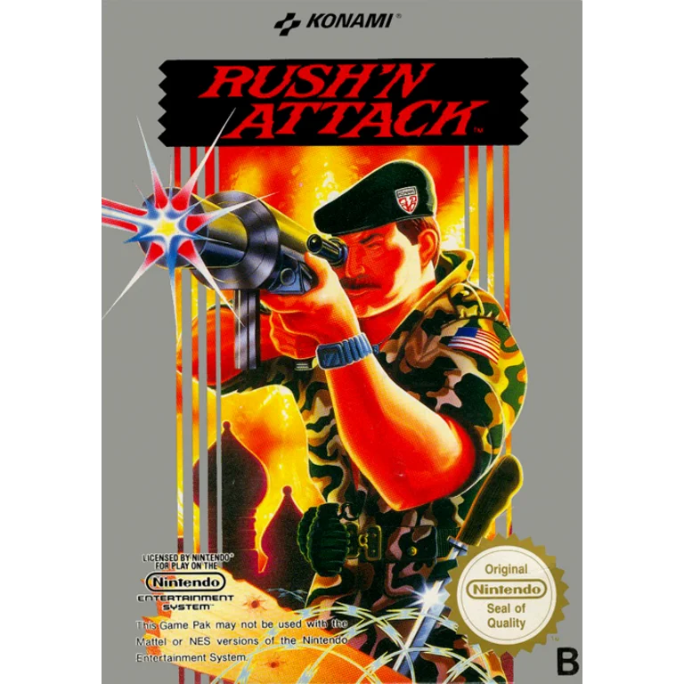 Jaquette de Rushn Attack 1 sur Nes