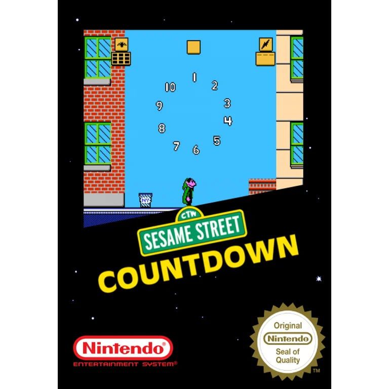 Jaquette de Sesame Street Countdown sur Nes