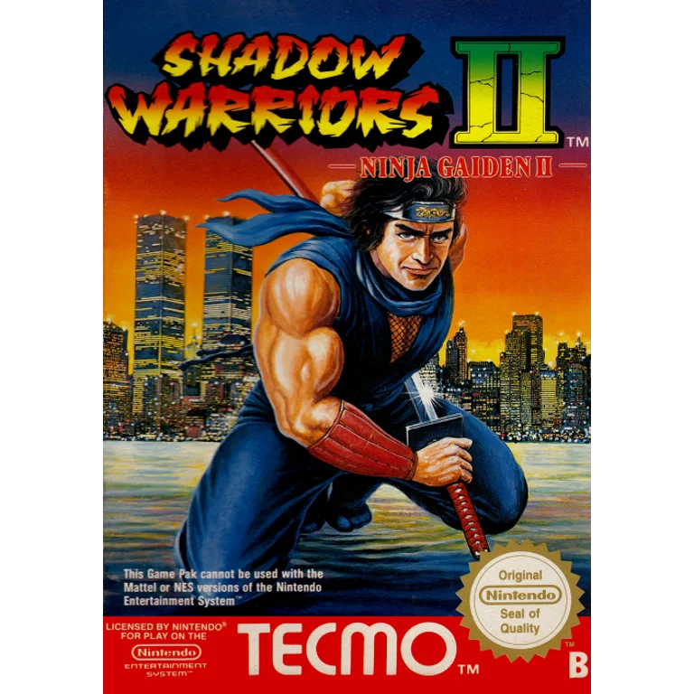 Jaquette de Shadow Warriors II Ninja Gaiden II sur Nes
