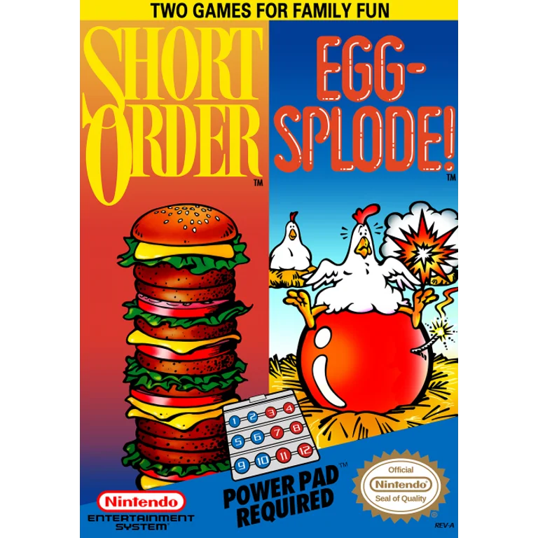 Jaquette de Short Order Egg Splode 1 sur Nes