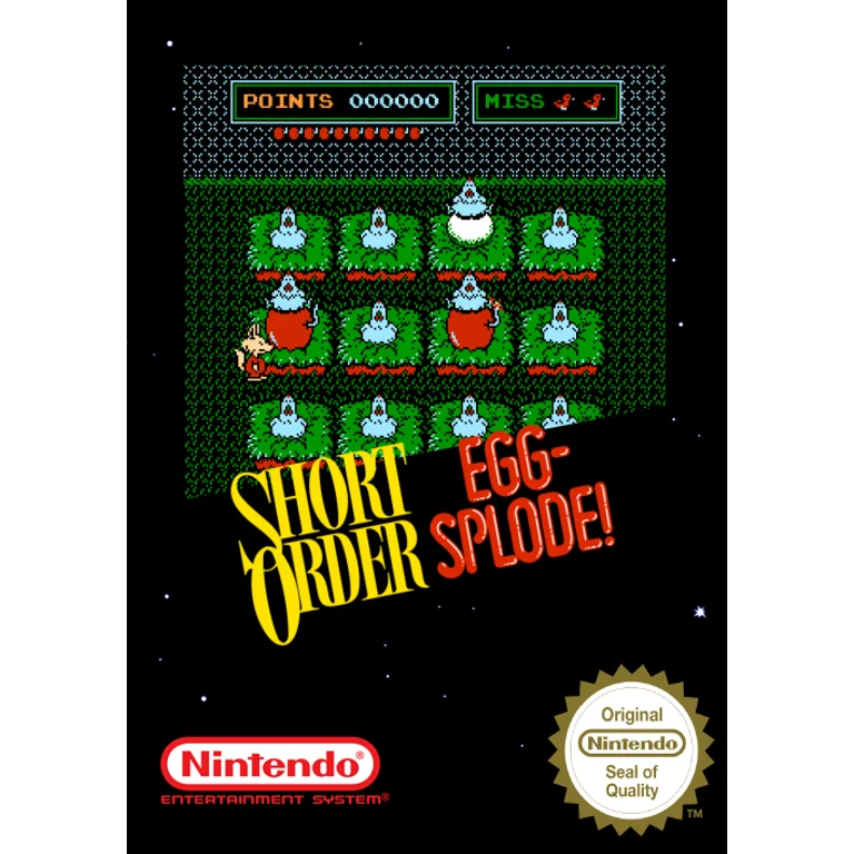 Jaquette de Short Order Egg Splode sur Nes