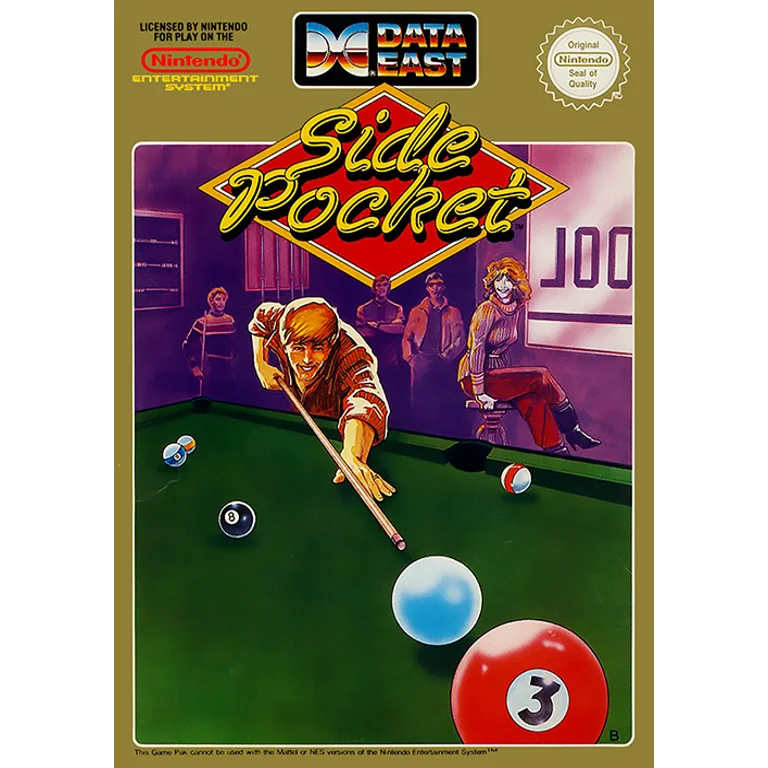 Jaquette de Side Pocket 1 sur Nes