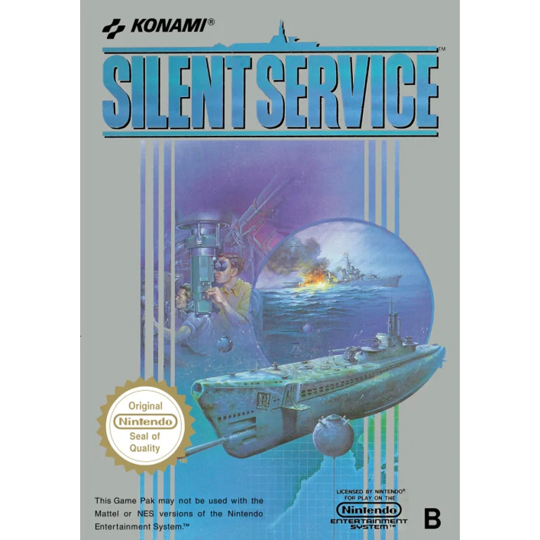 Jaquette de Silent Service 1 sur Nes