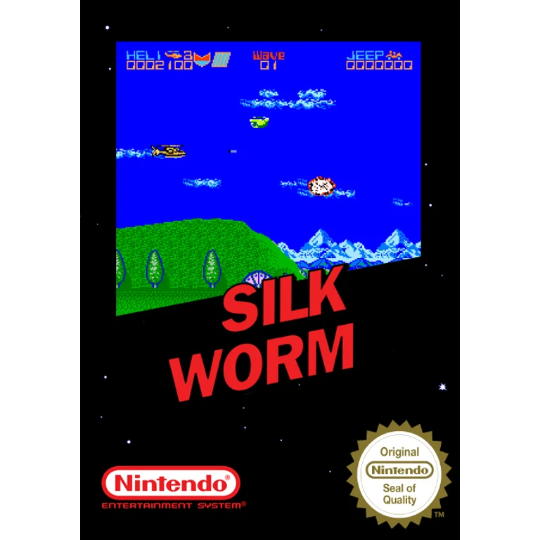 Jaquette de Silkworm sur Nes