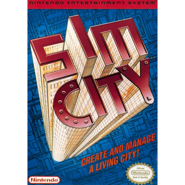 Jaquette de SimCity sur Nes