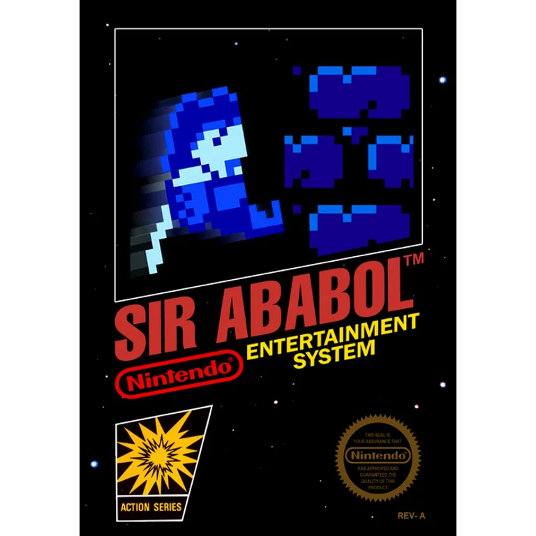 Jaquette de Sir Ababol 1 sur Nes
