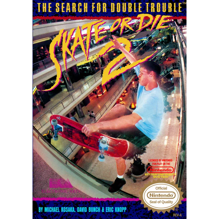 Jaquette de Skate or Die 2 The Search for Double Trouble 1 sur Nes