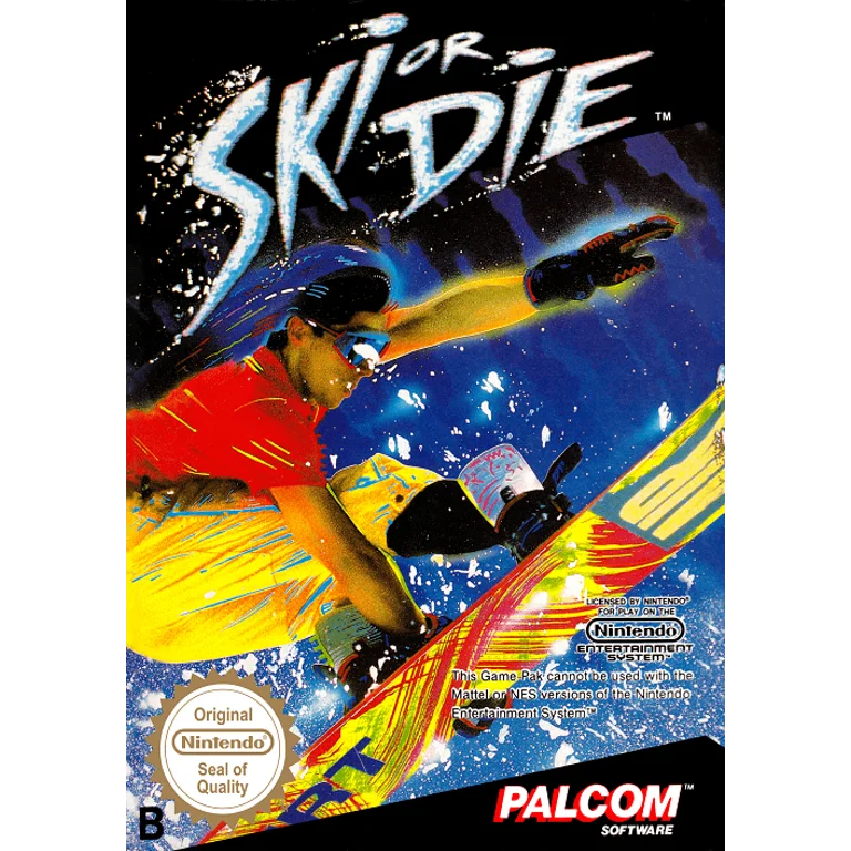 Jaquette de Ski or Die 1 sur Nes