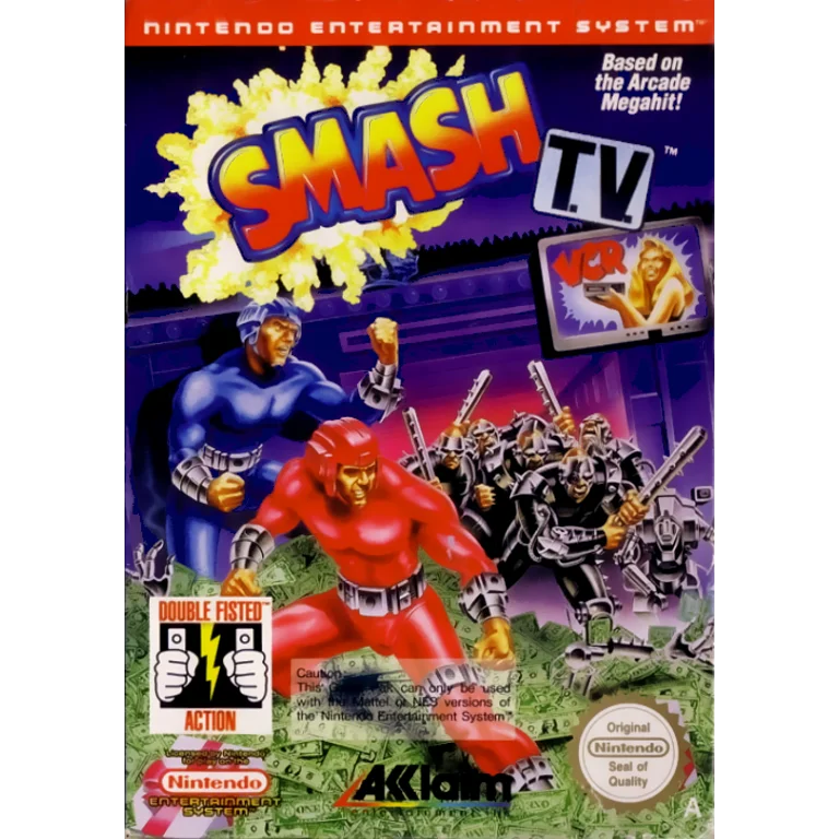 Jaquette de Smash T.V 1 sur Nes
