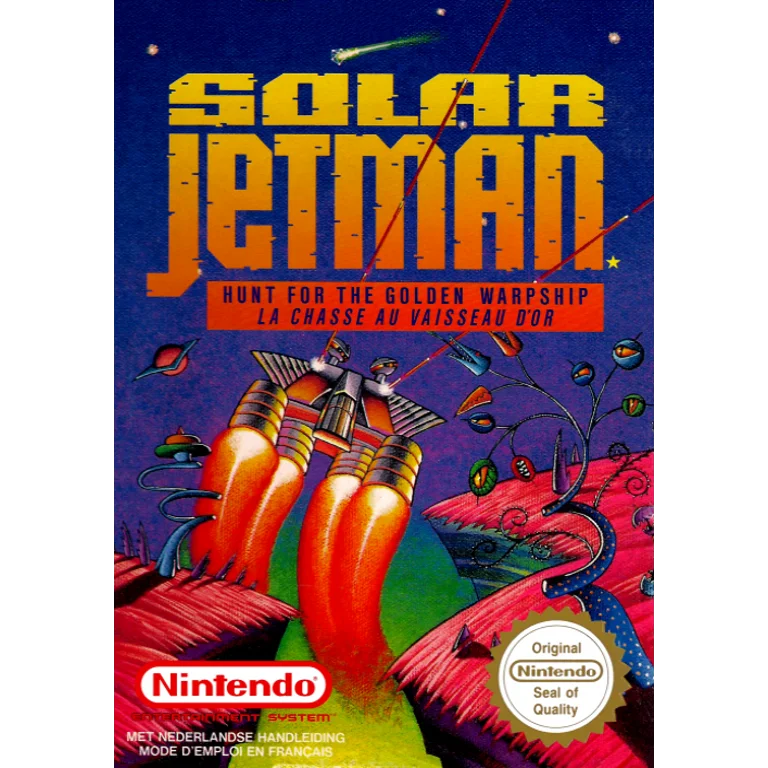 Jaquette de Solar Jetman La Chasse Au Vaisseau Dor 1 sur Nes