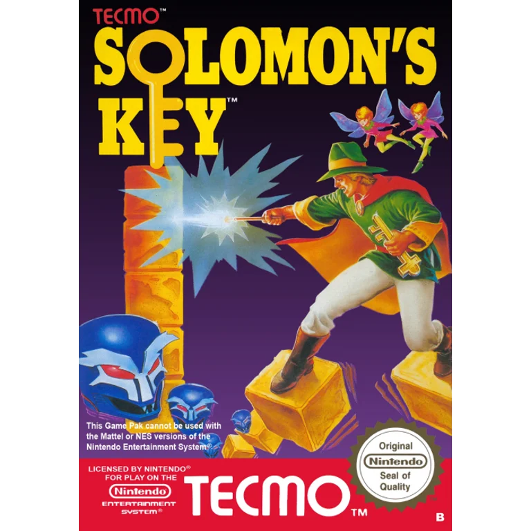 Jaquette de Solomons Key 1 sur Nes