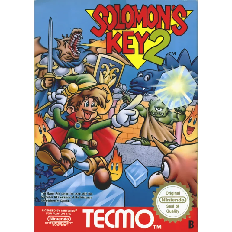 Jaquette de Solomons Key 2 1 sur Nes