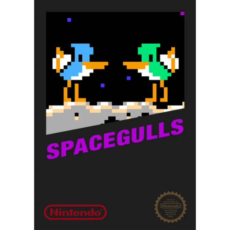 Jaquette de Spacegulls 1 sur Nes